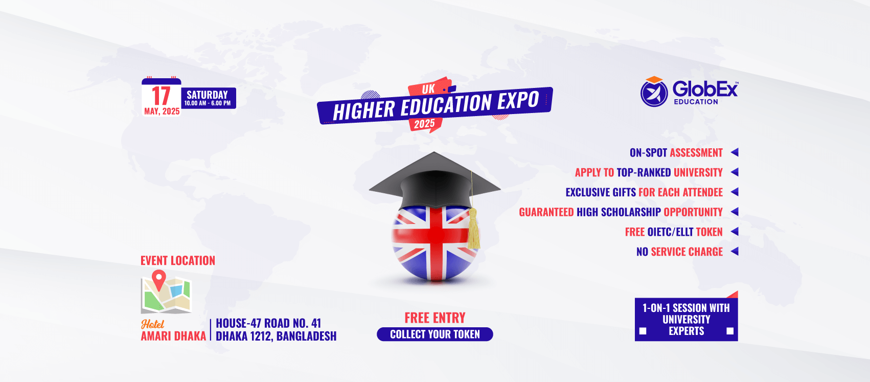 UK Higher Education Expo at Hotel Amari Dhaka